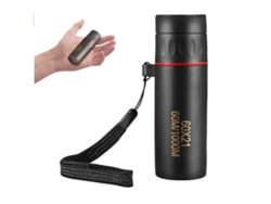 Telescópio Monocular Para Adultos De Alta Potência Mini Monóculos De Mão Com Zoom Hd Para Observação De Pássaros Preto Saisiyiky