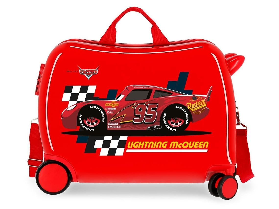 Maleta Multidireccional DISNEY Cars McQueen Roja