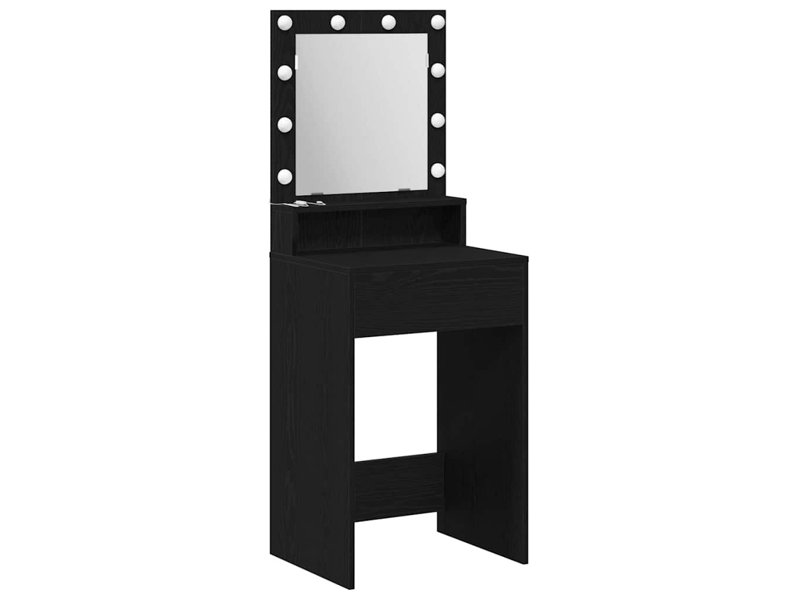 Maison Exclusive - Mesa Tocador Roble Negro 50 X 41 X 135 Cm Madera De Ingeniería