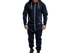 Mono Casual De Invierno Para Hombre Con Capucha Y Cremallera, Estilo Fbi.