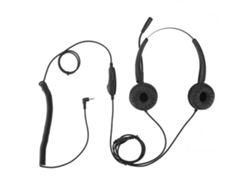 Auriculares para centro de llamadas (micrófono extensible con reducción de ruido)