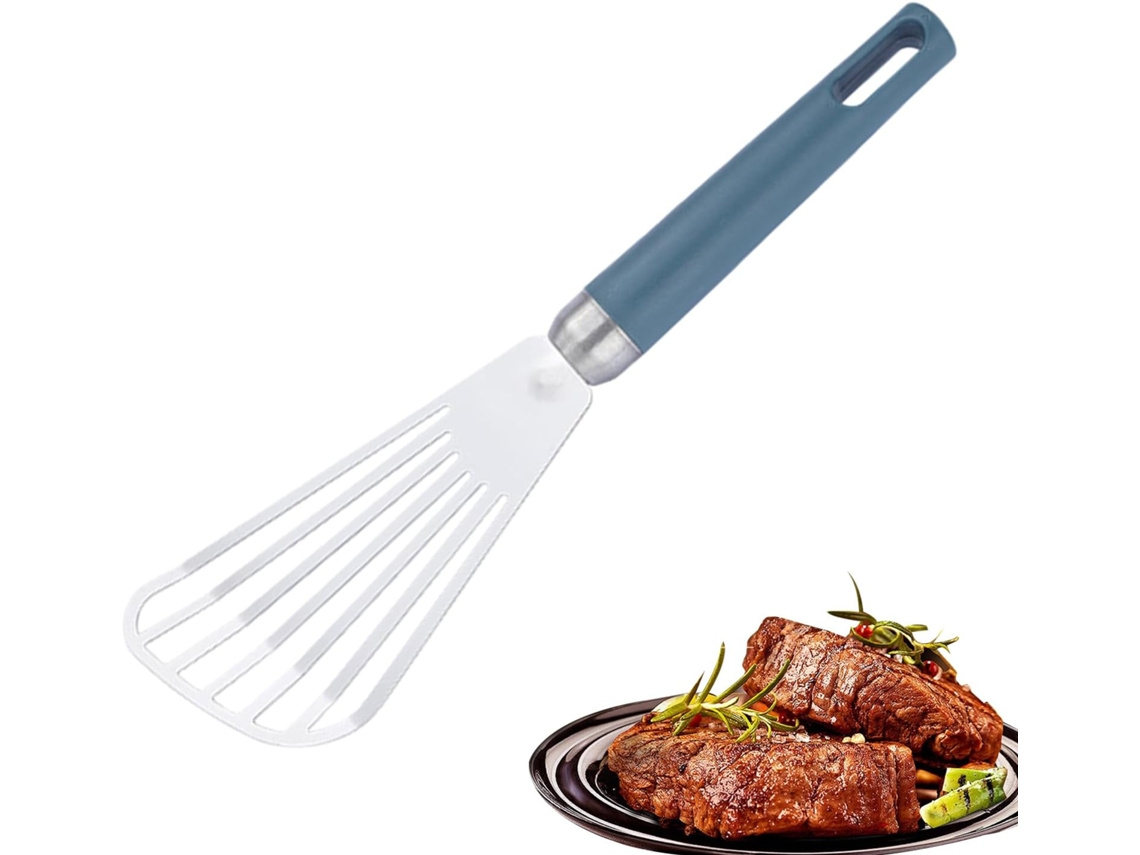 Espátula De Acero Inoxidable Para Dar Vuelta Alimentos Delicados