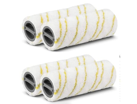 Escova de rolo de limpeza varredora escova principal para karcher fc3 fc5 2 pares