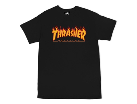 Camiseta de Hombre THRASHER Flame Naranja (M)