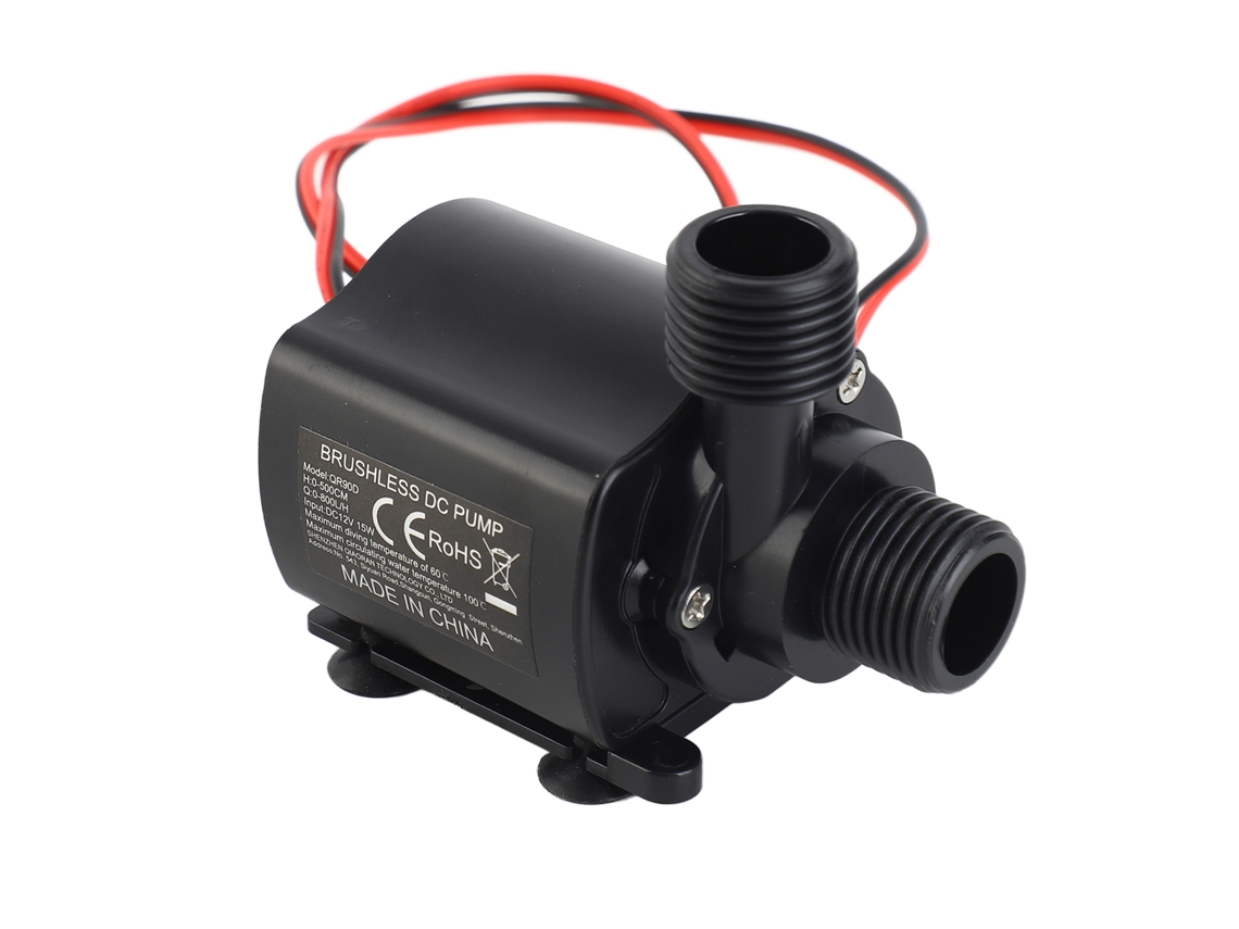 Bomba de agua sumergible de alto rendimiento, 12 V, 7,5 W, silenciosa, color negro, para acuario.
