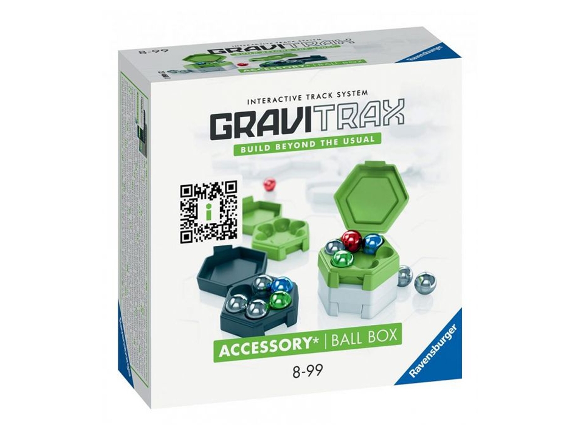 Juego de construcción Ravensburger Gravitrax con recambio de 12 bolas y 4 cajas de almacenamiento