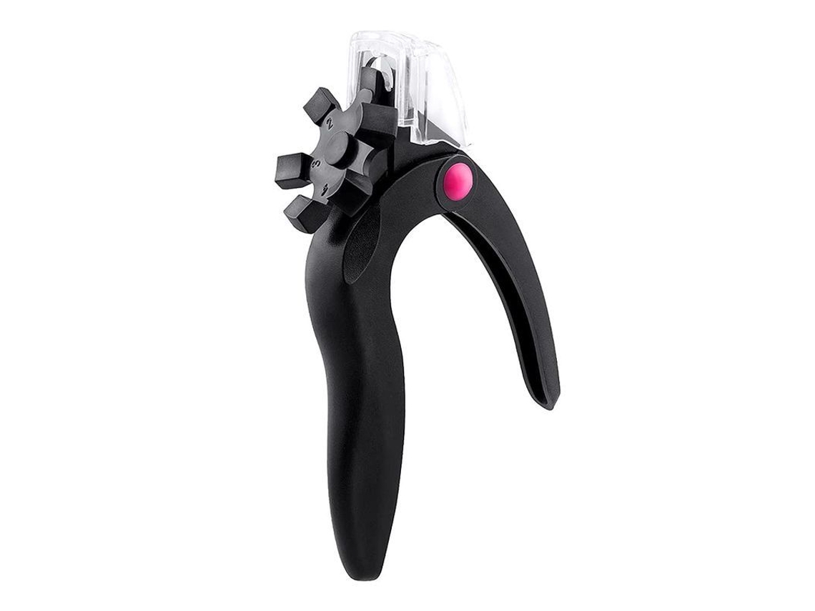 Tijeras Profesionales Ajustables De Acero Inoxidable Para Uñas Acrílicas Con Cubierta Protectora Negra.