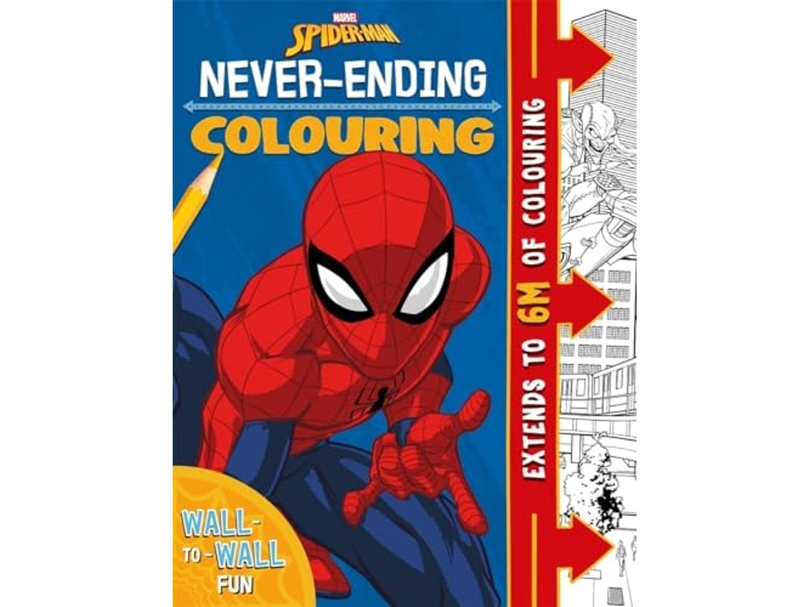 Libro Marvel Spider-Man Never-Ending Colouring de Marvel Entertainment International Ltd (Inglés)