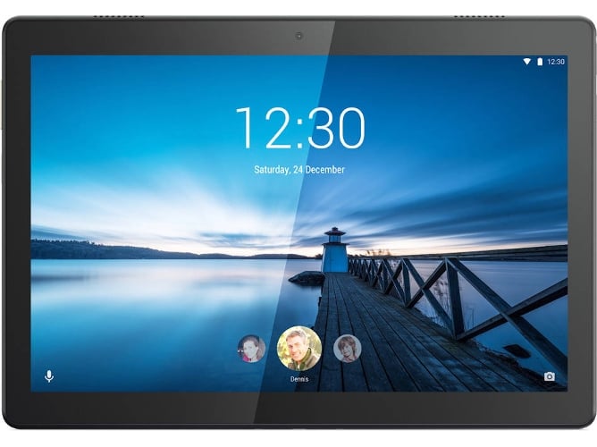 Tablet LENOVO Smart Tab M10 (10.1'' - 32 GB - 2 GB - Wi-Fi - Alexa integrado - Negro) — Smart Dock | HD | 5 MP + 2 MP