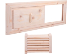 Persianas De Cedro Para Sauna, Ventilación Y Sala De Vapor, Rejilla De Madera Maciza, Conjunto Para Spa De Vapor.