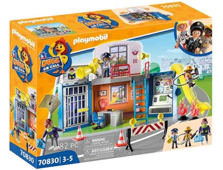 PLAYMOBIL PLAYMOBIL D.O.C: centro de operações móvel (Edad Mínima: 3)