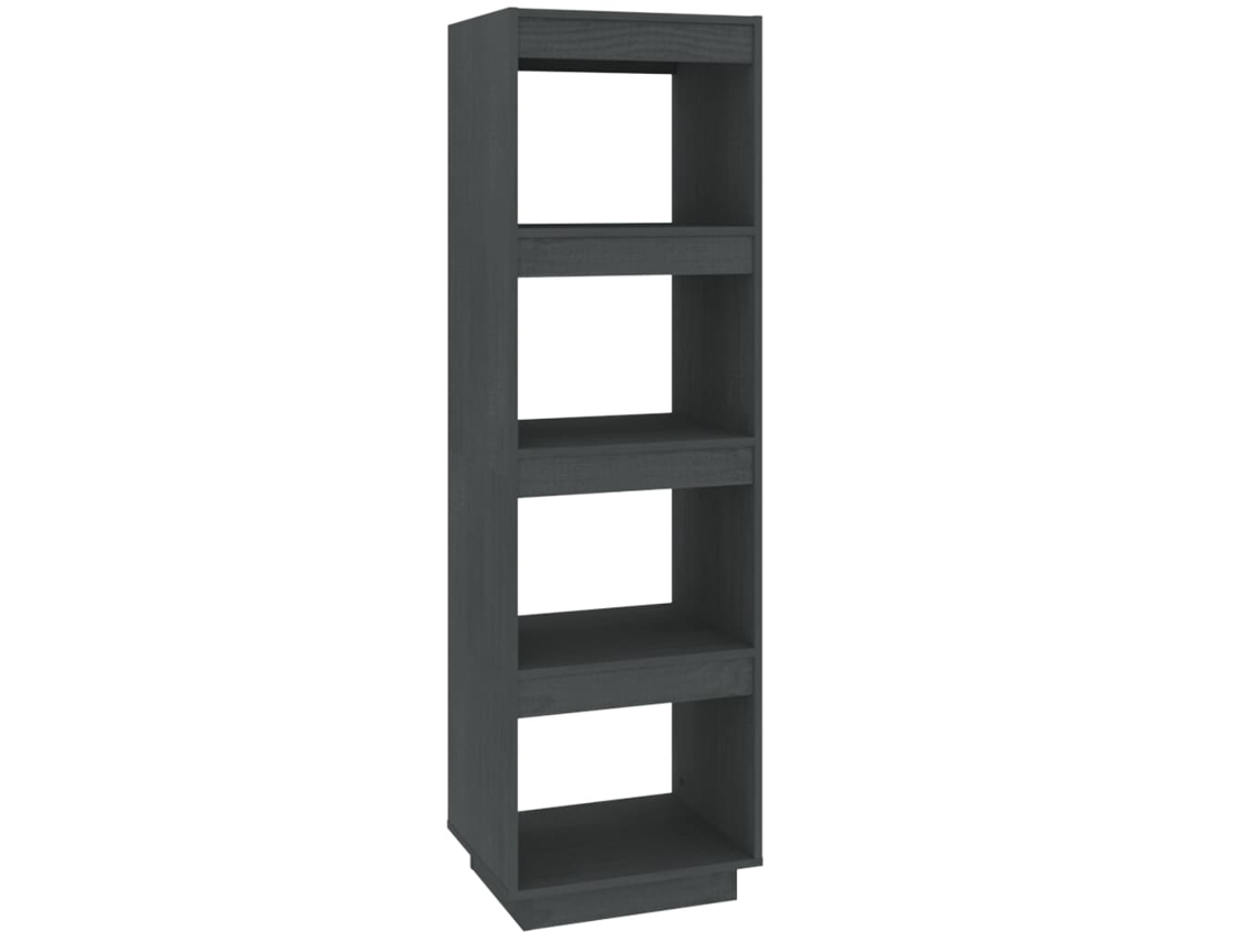 Estantería/separador 40x35x135 cm Pino macizo gris MAISON EXCLUSIVE