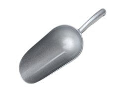 Cuchara Para Harina/hielo De Aleación Zinc, Color Plata, 21,6 X 7,8 4,6 Cm, Ideal Buffets Y Fiestas.