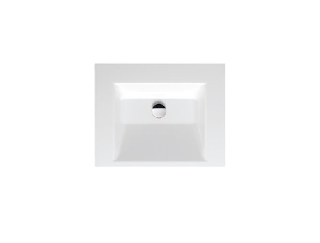 Lavabo mural BETTE Aqua con agujero para grifo, A056 600 x 495 mm, Lavabo mural BETTE Aqua con agujero para grifo, A056 600 x 495 mm, Color: Blanco