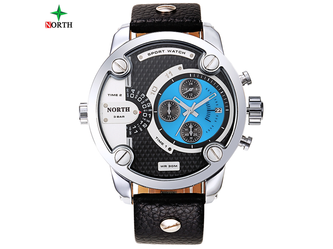 Reloj De Pulsera Naviforce Para Hombre, Elegante, Analógico, Redondo, De Acero Inoxidable, Resistente Al Agua.