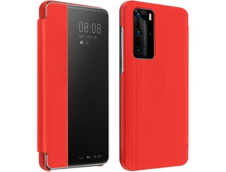 Funda Huawei P40 Pro AVIZAR FOLIO-LVIEW-RD-P40P Rojo