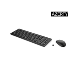 Teclado y Ratón HP 3L1F0AA (Blanco - Negro - Wi-Fi - RF - Azerty Francés)