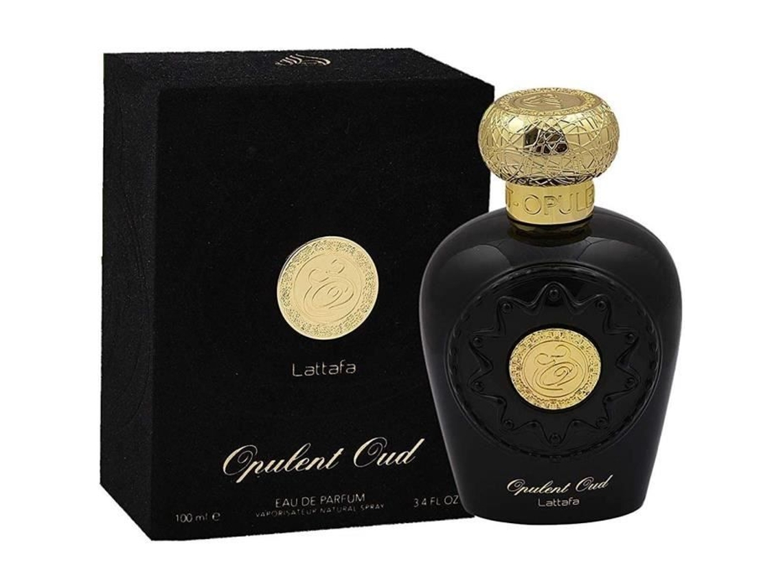 Perfume Halal Attar Eau De Parfum, Perfume Opulento Oud Lattafa En Spray, Amaderado, Ahumado, Dulce, Especiado, Oriental, Almizcle, 100 Ml