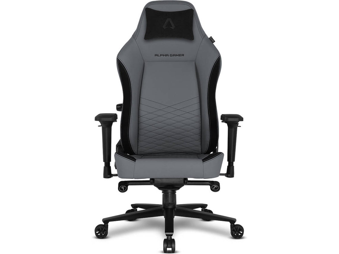 Silla Gaming Alegra PU Leather Gris V2