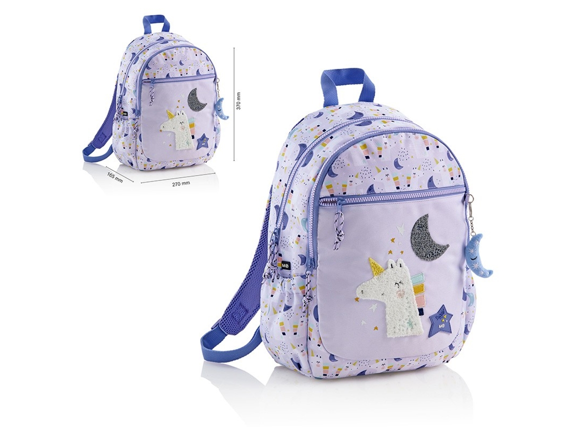 Mochila Triple Lisboa Recicl Unicorn APLI KIDS