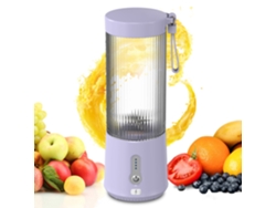 Exprimidor Eléctrico Pequeño Portátil De 450 Ml Recargable Para Frutas Verduras Batidos Batidos (púrpura) Cuich