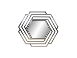 Espejo de pared DKD Home Decor Cristal Plateado Acero Inoxidable Shabby Chic (71 x 2 x 81 cm)