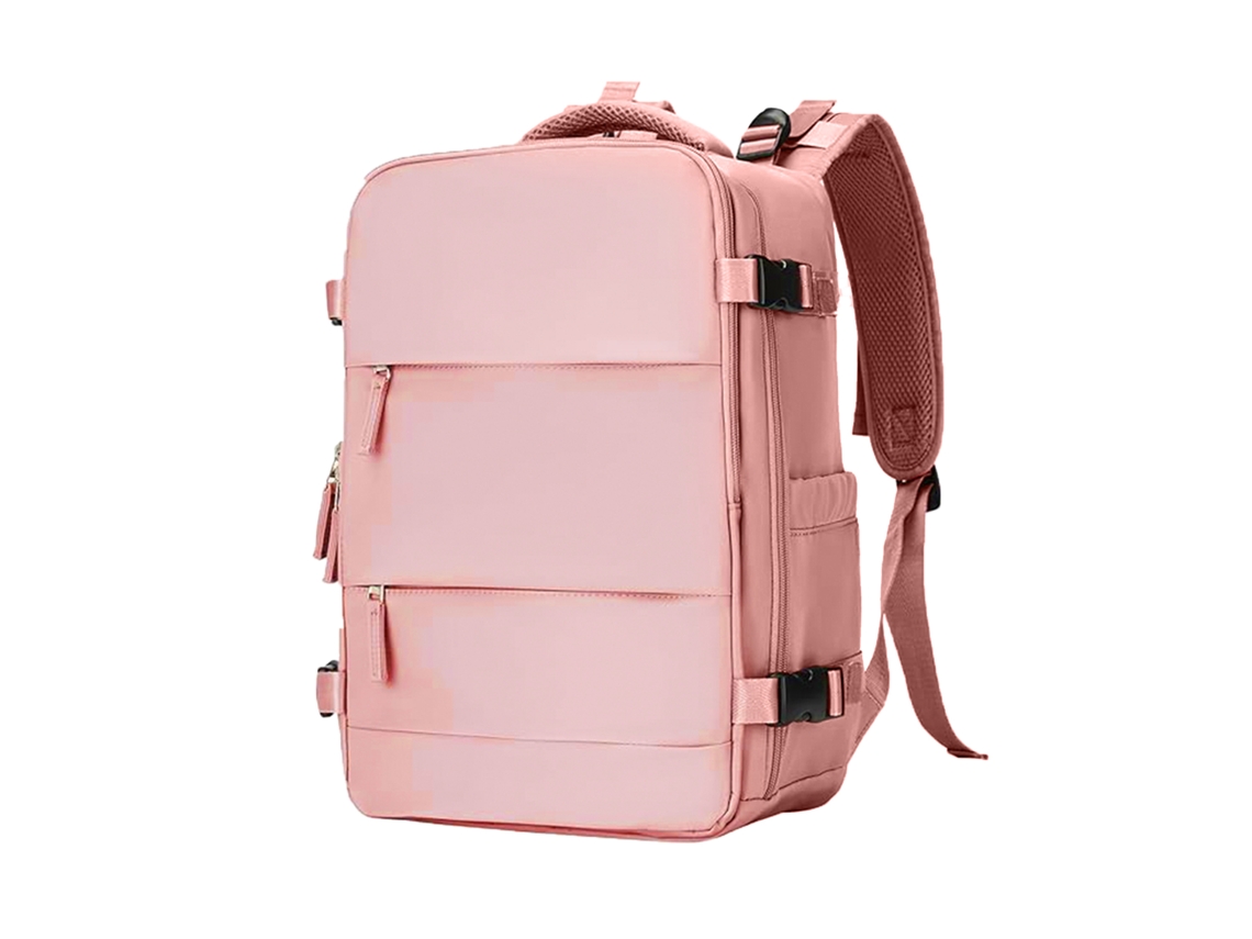 Mochila de viaje de gran capacidad con múltiples compartimentos (zapatos, ropa, portátil)
