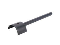 Cortador de puente semicircular de 30 mm para cuero, herramienta para proyectos de manualidades, cinturones y insignias.