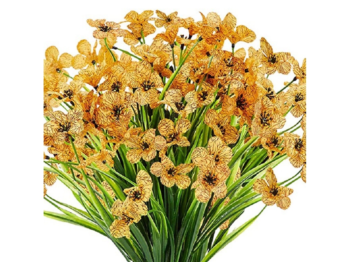 Flores artificiales modernas, plantas acuáticas y orquídeas para decoración de jardines. KOFIHETY
