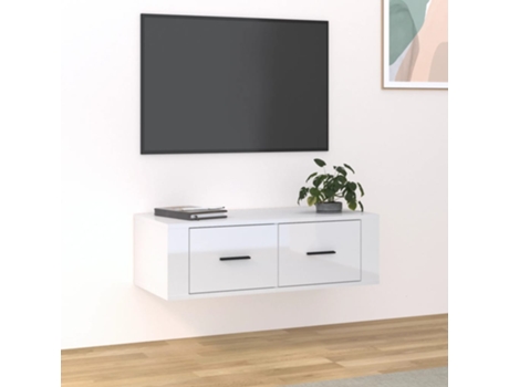 Mueble De Tv VIDAXL Blanco Madera contrachapada (80x36x25 cm)