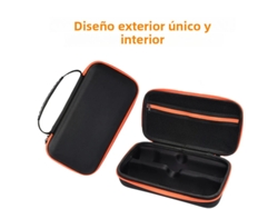 Bolsa portátil para micrófono, impermeable y resistente a impactos, con batería incluida, fabricada en TPU y plástico. Mdug
