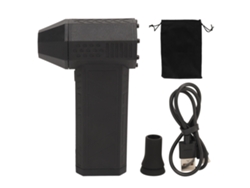Secador de pelo portátil tipo jet con batería de 5000 mAh y 130 000 RPM.
