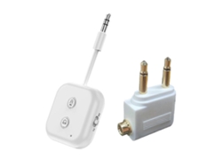 Transmisor y receptor de audio estéreo auxiliar de 3,5 mm, adaptador inalámbrico Rosewell