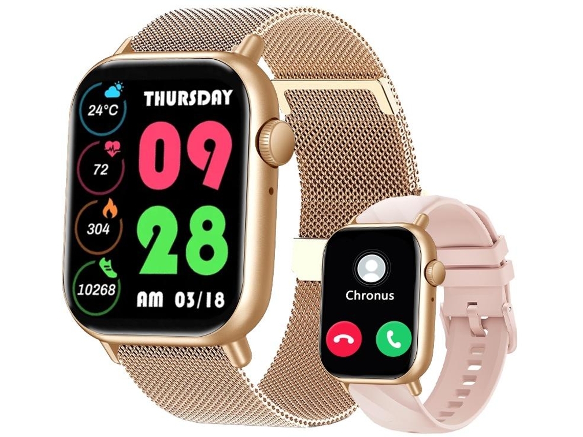Reloj Inteligente YEMAESRE F57 1 91 Pulgada 50 Modos Deportivos Rosa YEMAESRE