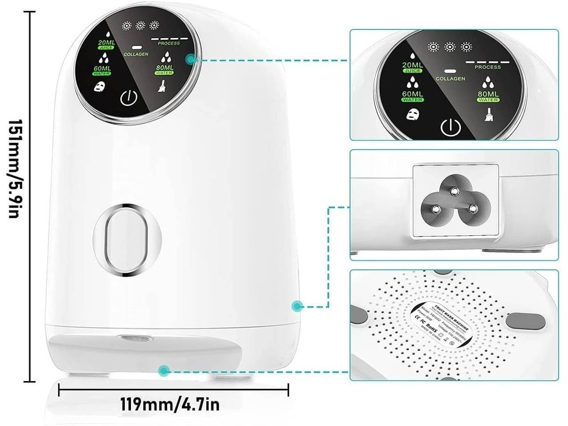 Dispositivo De Tratamiento Facial 0316-h4 Blanco*
