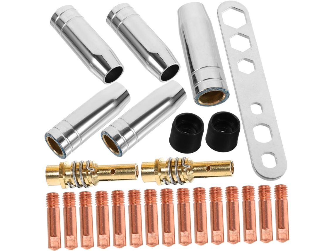 1 Kit Completo De Accesorios Soldadura Soldadores Y Soportes, Incluye Conductores, Conectores Y