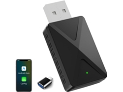 Adaptador Inalámbrico Carplay Para Iphone Y Android Auto, Plug Play, Compatible Con Ios 10+/android 11+. Czhhmart