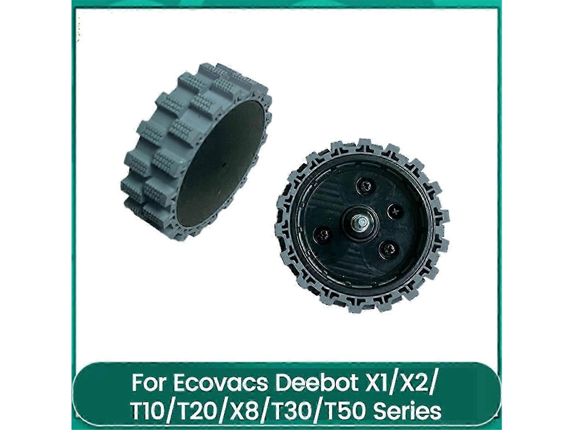 2 Ruedas Giratorias Para Aspiradoras Ecovacs Deebot X1/x2/t10/t20/x8/t30/t50 Series