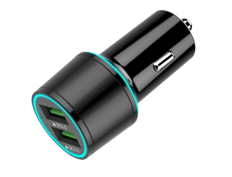 Cargador de coche de carga rápida USB dual CARRERO