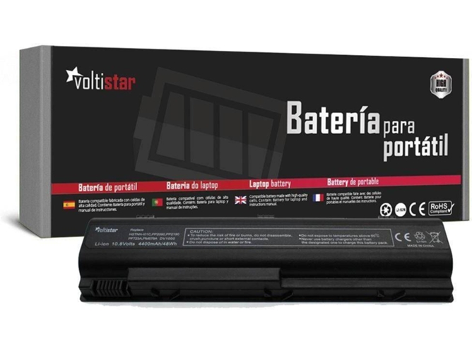 Batería para Portátil VOLTISTAR HP Compaq Pavilion Dv1000 Dv4000 Dv5000 V2000 M2000 C500