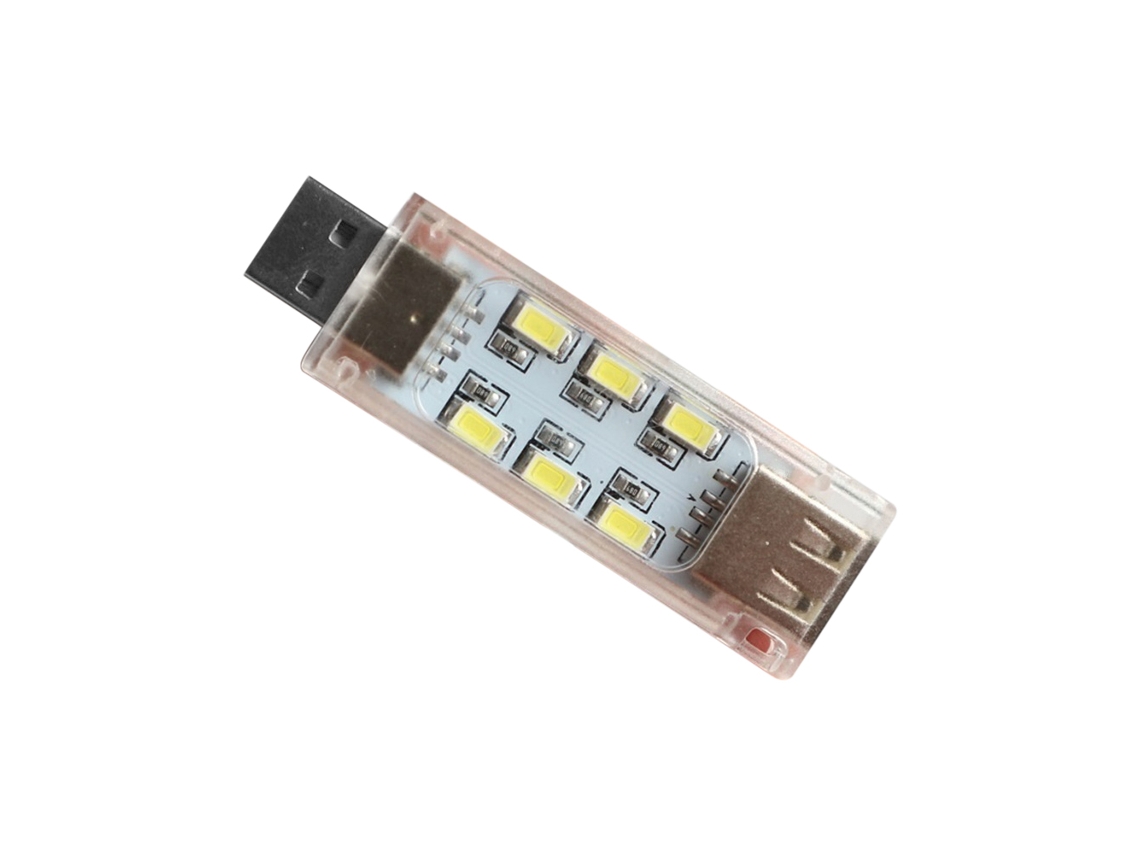 Luz Nocturna Usb (iluminación De 12 Led, Apilable De Doble Cara)