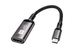 Adaptador Usb C Hdmi 4K Adaptador Usb C a Hdmi Thunderbolt 3 Compatível com Saída de Áudio de Vídeo 
