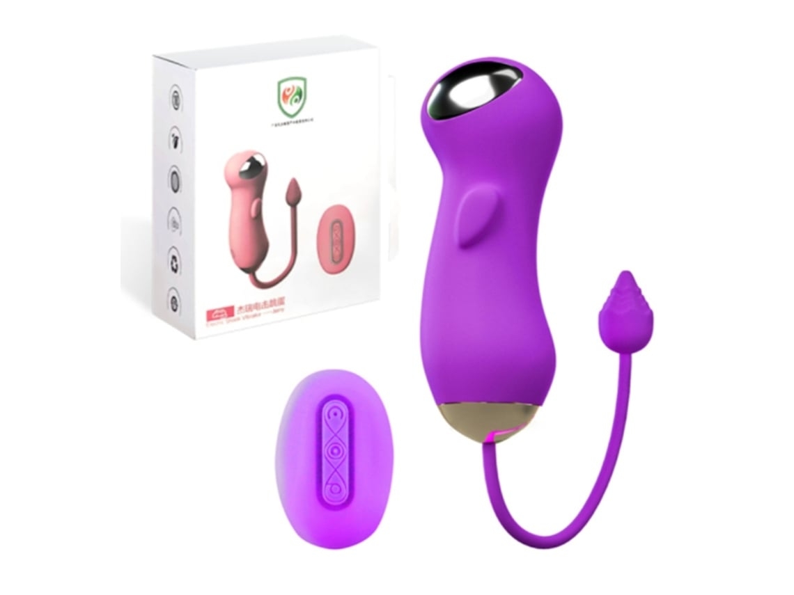 Vibrador Chennnls Cr0415wqh17 Control Remoto Morado Chennnls
