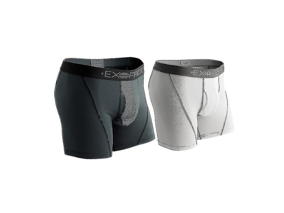 2 Pack Ropa Interior Hombre Exofficio Sport Mesh 6 Talla Usa L Gris Blanco Talla L Ee.uu. Gray White 2 Pack
