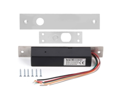 Cerradura eléctrica de 12 V para puertas, cerradura de acceso magnético controlado