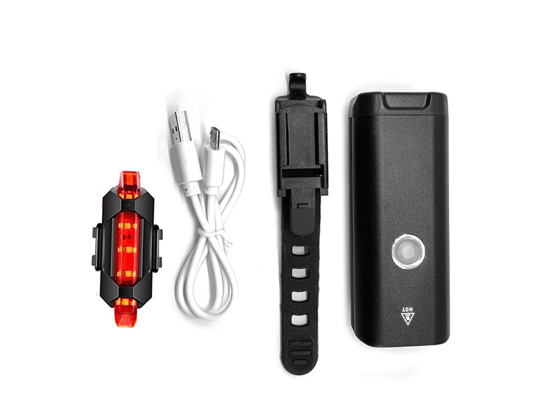 2026-farol Delantero Para Bicicleta De Aluminio Recargable Usb Con Luz De Advertencia Roja, Farol Alto Para Bicicleta De Montaña, Accesorios De Ciclismo