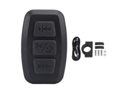 Mando A Distancia Inalámbrico Para Teléfono Móvil Bt Ipx6 Recargable Para Ciclismo 5v Negro