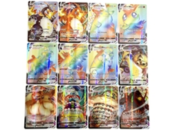100 Cartões De Anime Colecionáveis Cartoon Jogo Para Crianças Material De Qualidade 63x88mm