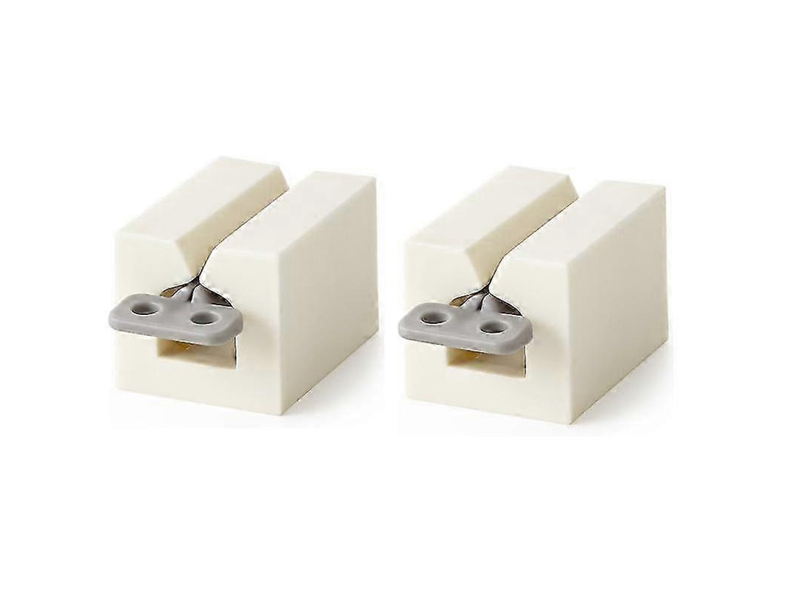 Paquete de 2 rodillos para pasta de dientes, exprimidor manual multifuncional, protector de pasta de dientes blanco Rosewell