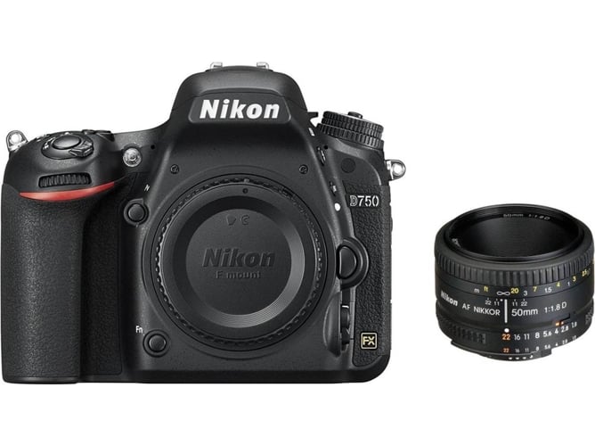 Kit Cámara Réflex NIKON D750 + AF 50MM F1.8D